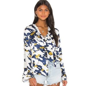 Blue Life Silk Shirt